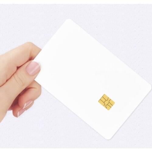 10 pcs Free shpping SLE4442 Card Chip Access Card/Door Card PVC Blank Smart IC Card,Applicable to stored value,hotel management