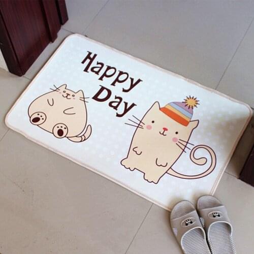 Living Room Door Entry Mat Kitchen Rugs Bathroom Antiskid Door Mat Cartoon Childrens Bedroom Carpet Bathroom Floor Mat Set Rugs