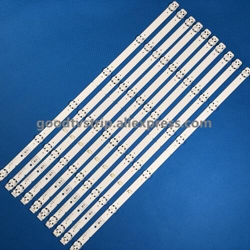 New Kit 10 PCS 6LED(3V) 530mm LED Backlight Strip For SO NY KD-55XF7003 DRT L_R04_171128 KD-55XF7096 KD-55XF7073
