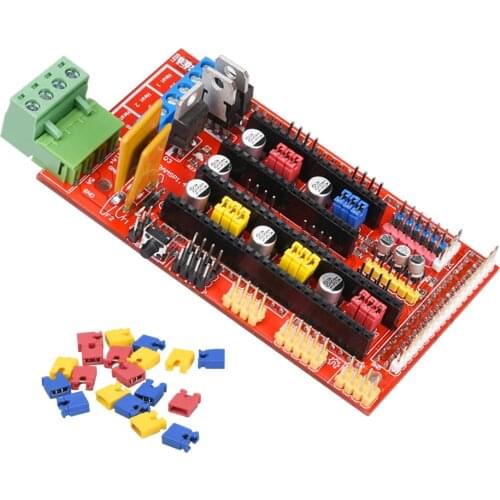 BIGTREETECH RAMPS 1.4 Control Board Adapter Panel RepRap Mendel Prusa for Arduino Mega2560 R3 3D Printer Parts A4988 StepStick