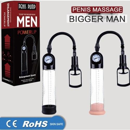 Penis Pump Penis Enlargement Exercise Increase Penis Vagina Ring For Penis Sex Toys Penis Vacuum Pump Sex Toys Pressure Display