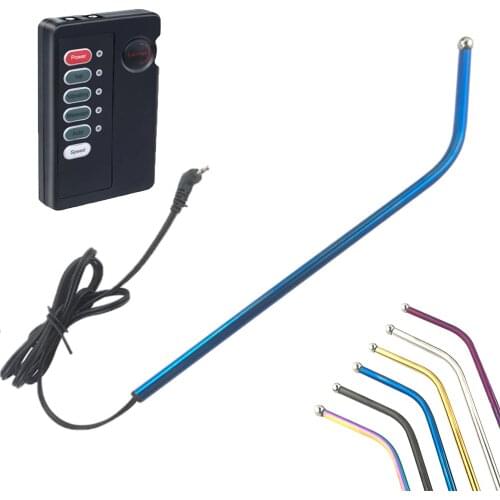 Electric Shock Bi-Polar Male Utethra Penis Plug Urethra Dilator Massager Smooth Metal SM Tool Masturbation Gay Sex Toys for Men