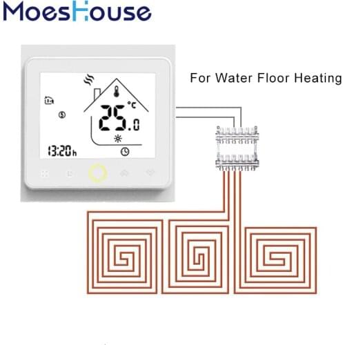 Thermostat Temperature Controller Water Warm Floor Fluid Heating 3A Weekly programmable