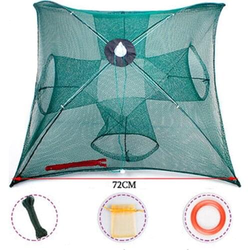 4/6/8/10/12/16/20 Hole Magic All Mesh For Fishing Net/Trap/Tackle Folding/Gill Casting Network Fish/Crayfish/Crab Trap Catcher