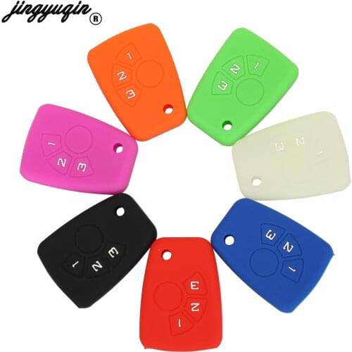 Silicone 3 Buttons For Chevrolet Cruze Captiva Spark Onix Volt Aveo Sonic Silverado Camaro Silicone Remote Key Case Cover