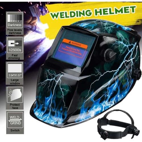 Solar Auto Darkening Adjustable Range TIG MIG MMA Electric Welding Protective Mask Helmet Welding Lens With Adjustable Head Band