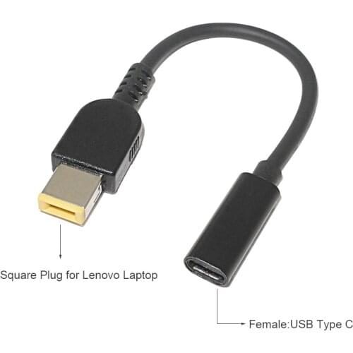 USB C PD Laptop Charging Cable Cord for Lenovo Thinkpad T440p T460 T540p G50 G50-70 G50-70m G50-80 USB C Converter