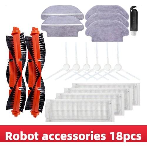 Main Side Brush Hepa Filter Mop Cloth Replacement For Xiaomi Mi Robot-Vacuum Mop P / STYJ02YM Robot Vacuum Cleaner Spare Parts