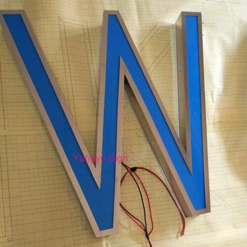 3D Led acrylic office wall signs letters