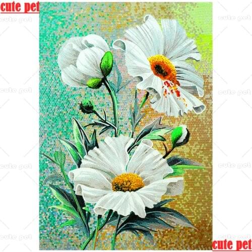 Diamond mosaic pattern Still life flowers Full Square Round stones DIY Diamond Painting Cross Stitch Kits rhinestone Embroidery