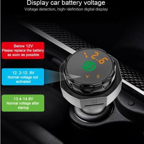 Car FM Transmitter Car MP3 Player Bluetooth hands-free FM Transmitter Modulator Dual USB fast charge