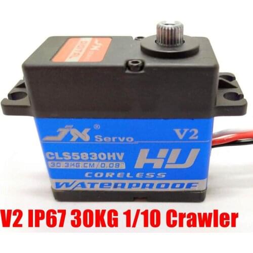 CLS5830HV V2 JX servo 30KG IP67 Full waterproof 8.4V coreless 0.09 sec servo 1/10 RedCat HPI Baja 5B SS 1/8 RC car Crawler buggy