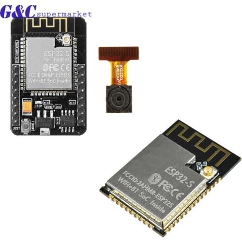 ESP32-CAM WiFi + Bluetooth Module Camera Module Development Board ESP32 with Camera Module OV2640 2MP diy electronics