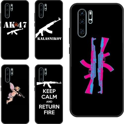 AK-47 For Huawei P30 Pro P40 P20 Lite P Smart Z 2021 Nova 5T Case For Honor 8X 9X 9S 10 X Lite