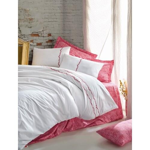 Cotton Box Turkey Double Duvet Duvet Cover Bed Sheet Pillowcase King Size Duvet Cover Bedding 100% Cotton Bedroom 6 Piece Delmor