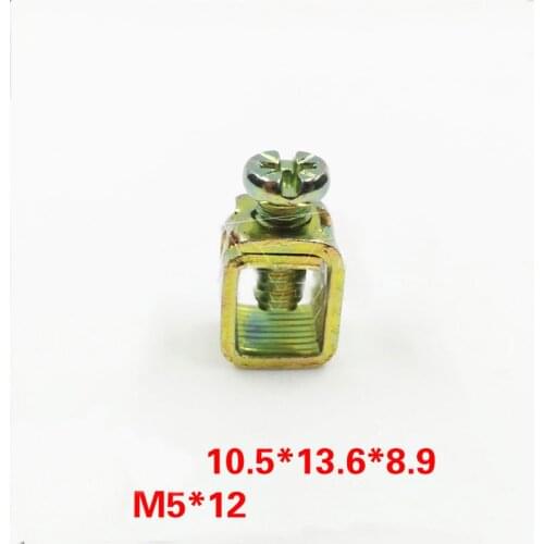 Terminal block press line column Electrical accessories Circuit breaker M5 screw terminals 10.5*13.6*8.9 100pcs