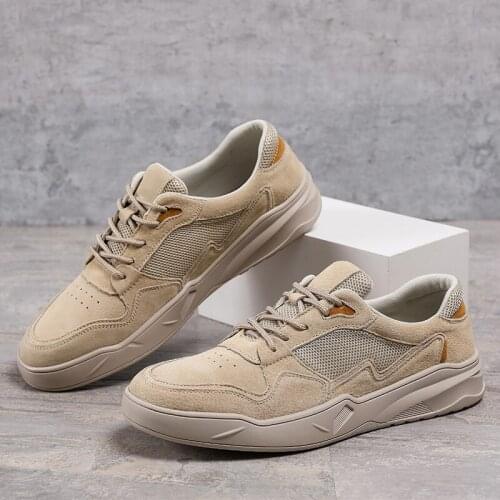 Shoes man Casual mens flat sports boots footwear casual male Mens sale leisure Sneaker causal 2020 sneakers for leather black