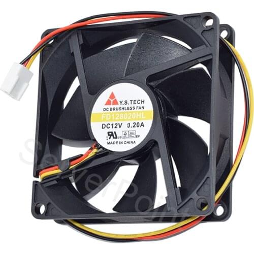 FOR YS FD128020HL 8 cm 12 v 0.20 A 8025 cm, 80 * 80 * 25 mm Cooling Fan