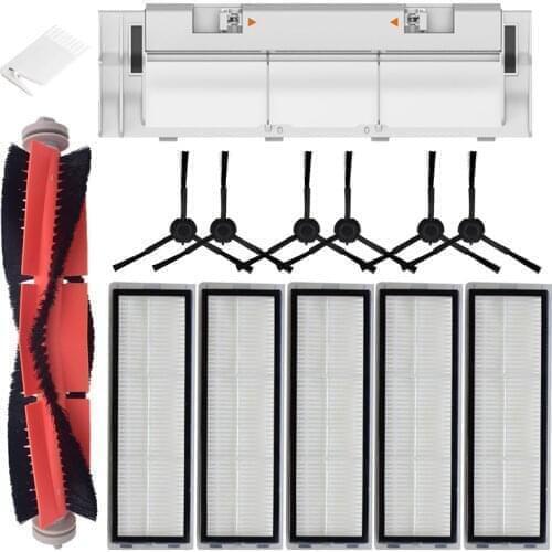 Main Black Side Brush Cover Filters Mop for Xiaomi Mijia 1C 2C 1T/STYTJ01ZHM Dreame F9 Robot Vacuum cleaner parts Accessories