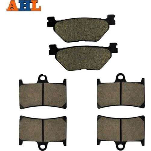 AHL Motorcycle Front and Rear Brake Pads For YAMAHA STREET BIKES TDM 900 TDM900 2002-2010 Brake Disc Pad