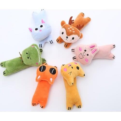 Plush Catnip Dog Toys For Small Large Dogs Animal Shape Plush Pet Puppy Chew Bite Resistant Toy Pets Accessories Supplies