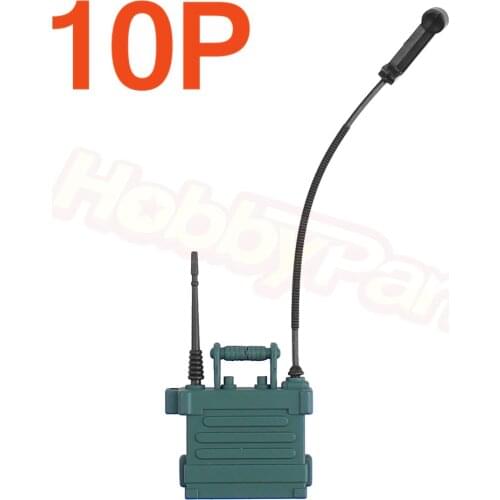 10pcs/lot Radio Station Phone Decoration Parts for Axial SCX10 90046 D90 D110 TF2 Traxxas TRX-4 RC 1/10 Crawler car