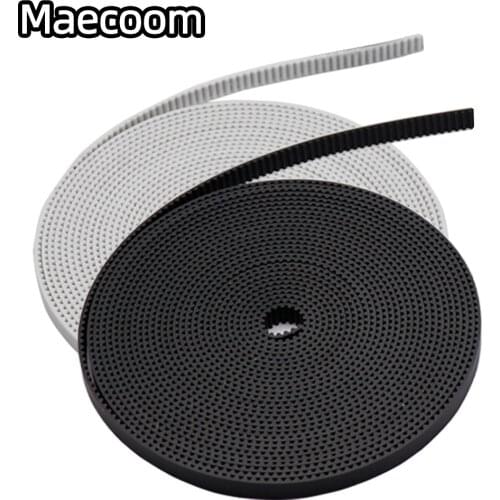 GT2 Belt PU with Steel Core GT2 Belt 2GT Timing Belt Width 6mm for 3D printer parts Anti-wear Reinforce Open Belt