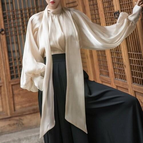 Блузки с бантом SaHezeng China At AliExpress