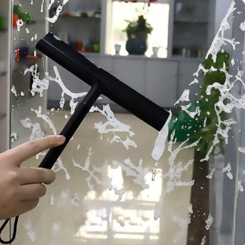 Silicone Glass Scraper Soft Durable Window Glass Scraper Multifunctional Floor Cleaning Squeegee For Kitchen Home Cleaning Tools