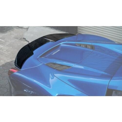 Spoiler Carbon Fiber Rear Trunk Wing Spoiler Lip For Ferrari 488 spider spyder Convertible 2016-2018