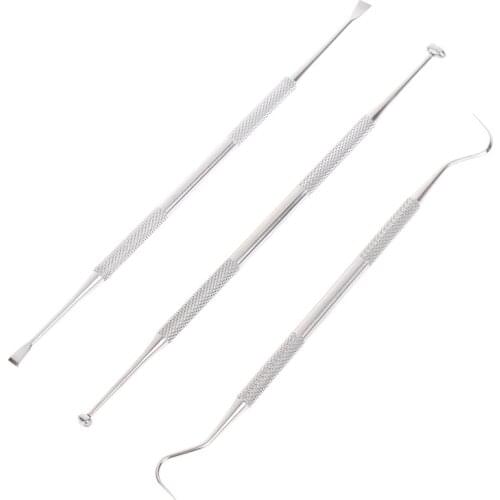 Dental Periodontal Probe Tooth Cleaning Dentist Scraper Tartar Removal Tool