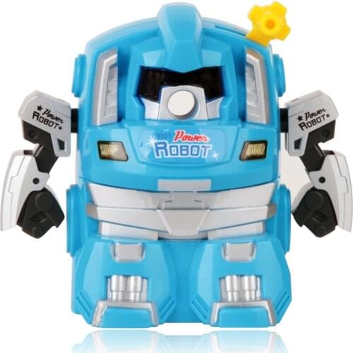 Transformer Robot 0729 Pencil Sharpener Lovely Hand-operated Student Pencil Sharpener cute stationary items