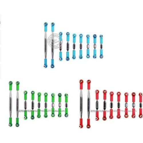 Wltoys 12428 12428-A 12428-B 12428-C 12423 12628 FY-03 RC Car Spare parts Upgrade metal adjustable pull rod