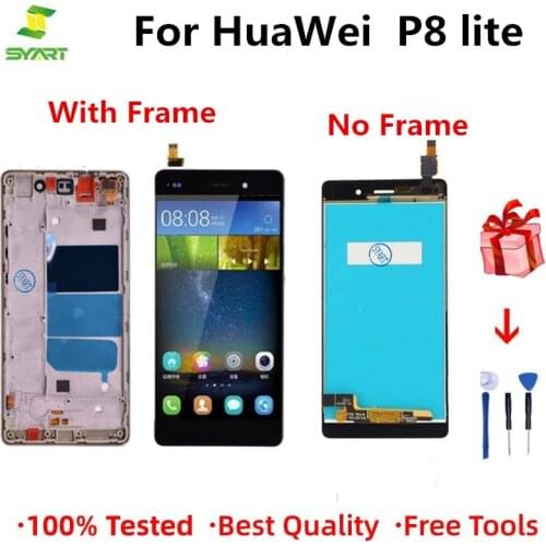 Display For HUAWEI P8 Lite Display LCD Touch Screen ALE-L21 LCD Replacement Parts For Huawei P8 Lite LCD