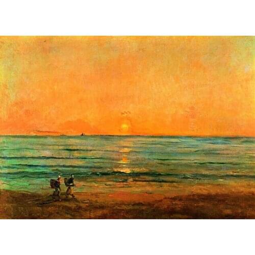 14/16/18/27/28 Needlework,DMC Cross stitch, Daubigny Fisherman and SeaEmbroidery kits Arts Cross-Stitching,DIY Handmade Decor