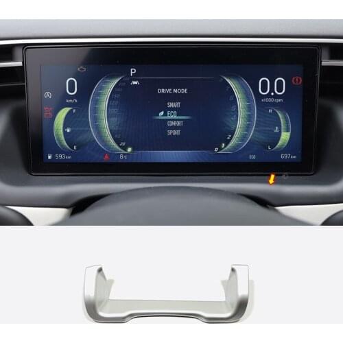 ABS Chrome Car Dashboard Frame Decoration Cover Trim Sticker Car Styling For Hyundai Tucson NX4 2021 2022 Accessories 1pcs