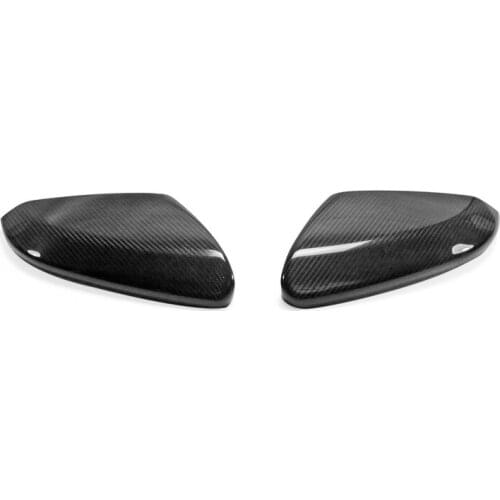 Car-styling For Honda 10th Generation Civic FC Carbon Fiber Mirror Cover Glossy Finish Side View Kit Fibre Drift Racing Trim
