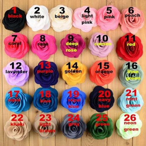 DHL Free shipping, 300 pcs/lot , 3.5 inch Rose Fabric Flower, Pageant Bridal Hair Accessory Applique
