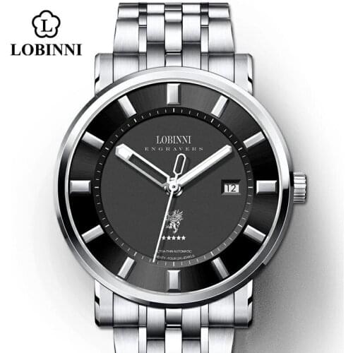 Switzerland Business Men Mechanical Watch For Men 50M Waterproof Watches Janpan MIYOTA Automatic Male Wristwatch Sapphire