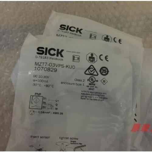 SICK SENSORS FOR T-SLOT CYLINDERS MZT7-03VPS-KU0 Cable with 3-wire, 2m 10 V DC ... 30 V DC