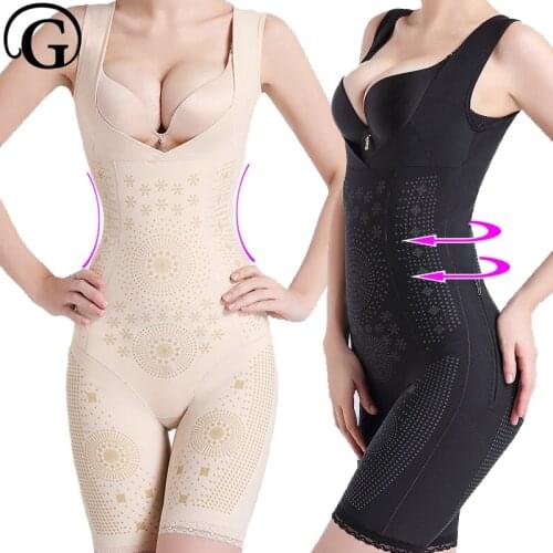 Women Open Butt Full Body Shaper Shaping Underwear bra lifter Chest Support Waist Corset Slim Legs Corrective Bodysuits