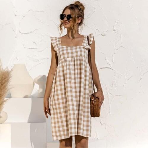 Doker Fashionable Dresses In A Cage