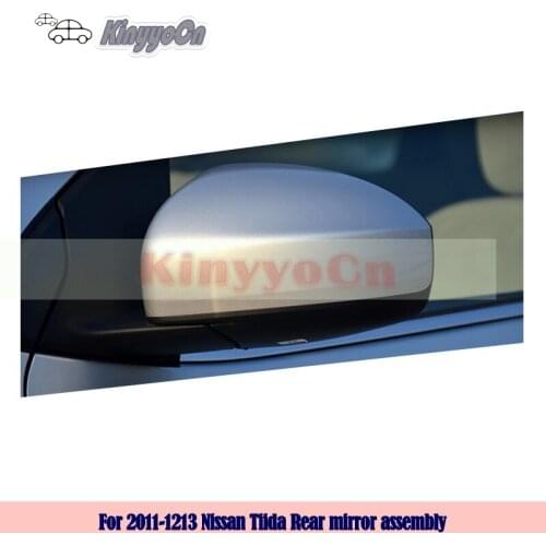 Kinyyocn For Nissan Tiida 2005 06 07 08 09 2010 External mirror Rearview Mirror Rear view mirror outer side mirror Assembly