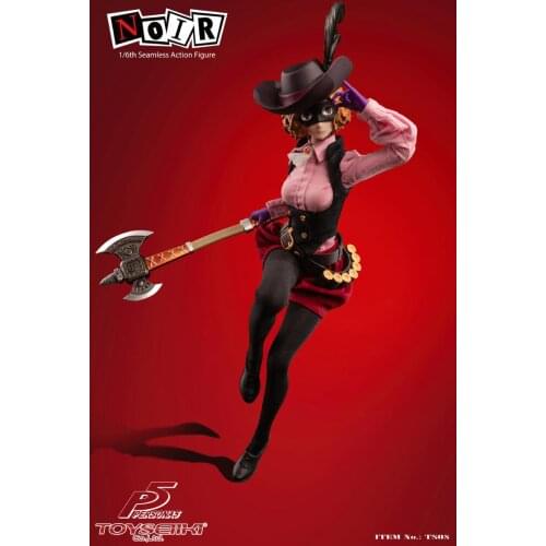 1/6 Scale PERSONA TS08 Collectible 5 NOIR Seamless Female Action Figure Model for Fans Gifts In Stock