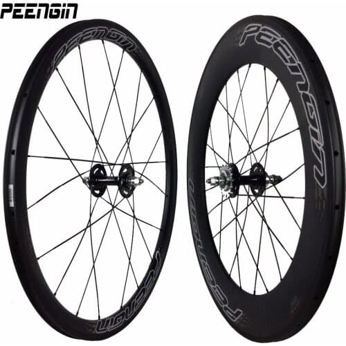 Carbon fixed bike gear bicycle fixie wheels 23mm Wheelset 38mm Front 88mm Rear Clincher hub accessory online popular sell to USA