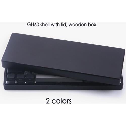 Customized mechanical keyboard chicken wing wood shell base GH60 keyboard shell red pear poker2 base universal with cover