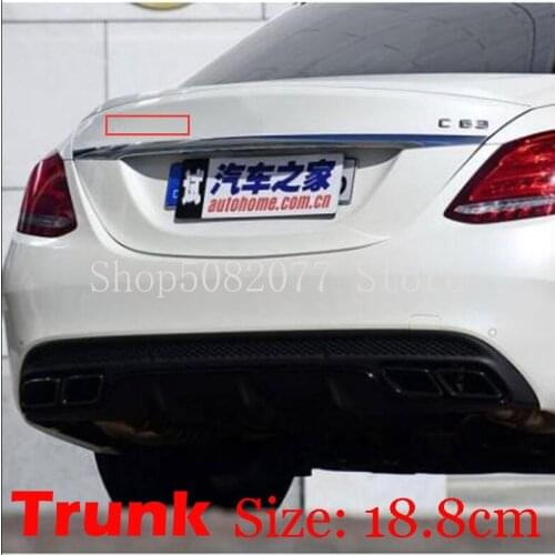 A M G Letter Emblem for Mercedes Benz AMG C63 C63S E63 E63S Car Styling Refitting Trunk Logo Sticker Glossy Black Matte Chrome