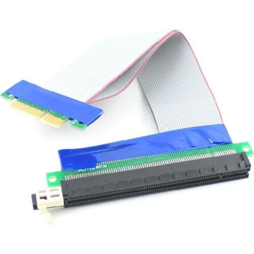 PCI Express PCIE Riser Card Extender PCI E 8X to 16X Slot PCI-E Riser Adapter Extension Cable PCIe X8 Gold Plated For BTC Mining