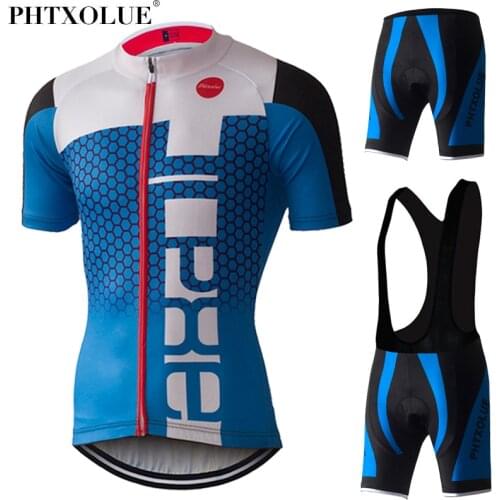PHTXOLUE Men Cycling Sets Mtb Jersey Summer Breathable Mountain Bike Clothes Ropa Ciclismo Maillot Wear Cycling Clothing