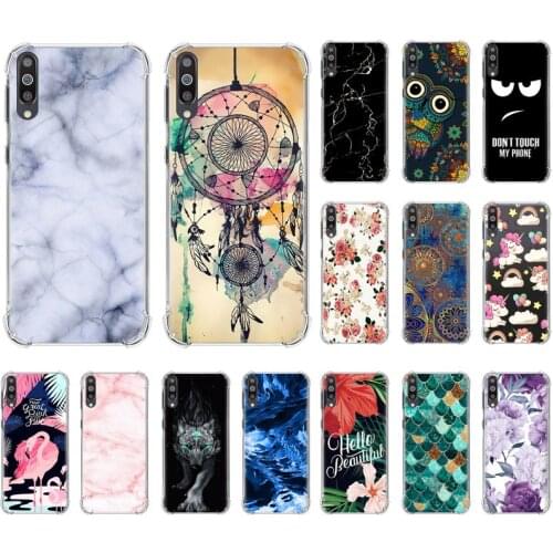 Anti-falling Phone Case For SAMSUNG GALAXY A70 6.7 Inch Stylish Design Colorful Painted Back Phone Cover